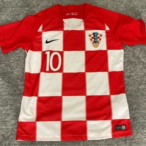 Size small new without tags Croatia Modric soccer Jersey